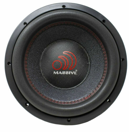 2x 10 /" Subwoofers Dual 4 Ohm Massive Audio SUMMOXL104 Pro Audio Bass Sub 6000W
