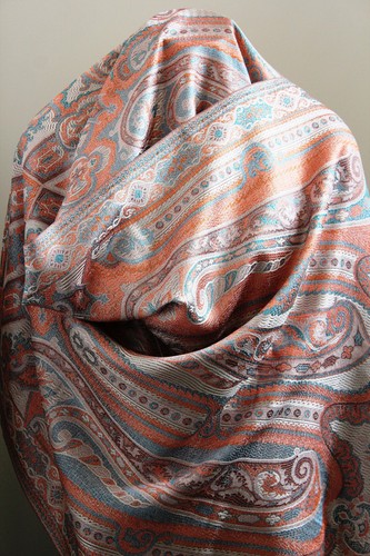 Paisley Pashmina Silk Scarf Luxury Wrap Cashmere Womens Reversible Long Scarf