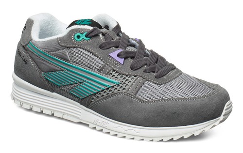 Hi-Tec BW146 Adult/'s Fashion Trainers Frost Grey Teal Purple Unisex UK 4-6.5