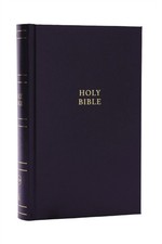 NKJV Personal Size Large Print Bible with 43,000 Cross References, Black
