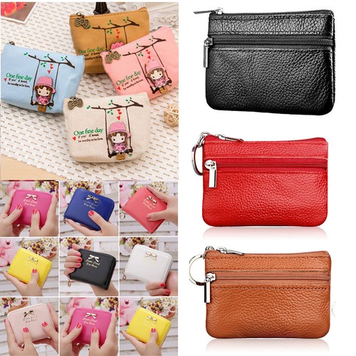Damen Mini Geldbörse Börse Portemonnaie Portmonee Karten Münzhalter Brieftasche