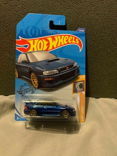 2020 HOT WHEELS ~ #23 ~ HW TURBO ~ /'98 SUBARU IMPREZA 22B STi ~ BLUE ~ A CASE