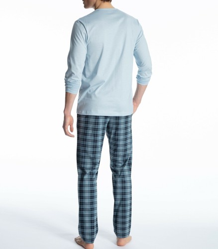 Calida Herren Pyjama Schlafanzug lang Art 41962 100/% Baumwolle Neu/&OVP