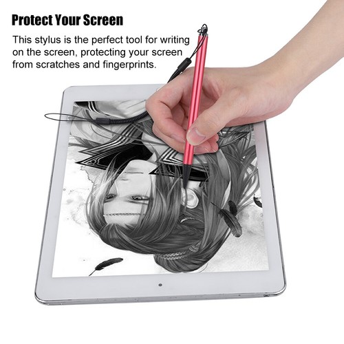 Metal Resistive Touch Screen Stylus Pen Spring Rope For PDA POS Navigator GF