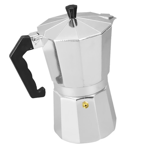 4pcs Cafetière Italienne en Aluminium Café Express Moka Pot 3//6//9//12 Cups
