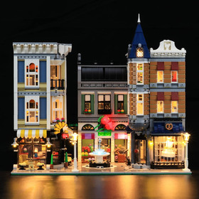 Led Lighting Kit for Lego- 10255 the Assembly-Square Building Blocks Model - LED