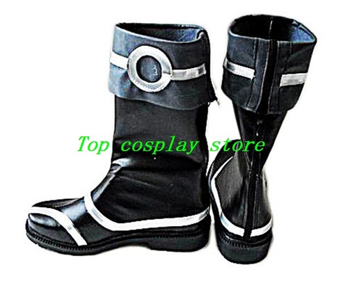 GX Zane Truesdale Zane serves Caesar Cosplay Boots shoes black #YG007 Yu-Gi-Oh