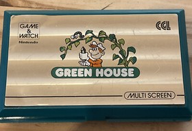 Nintendo Lcd Game & Watch Multi Screen Green House 1982 GH-54