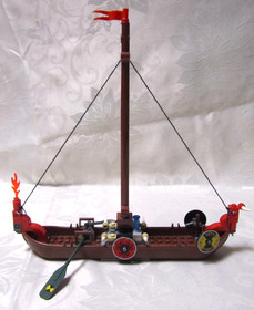LEGO 7016 VIKING BOAT VS THE WYVERN DRAGON 2005  RETIRED USED 1 PART MISSING