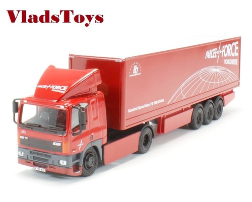 Oxford 1//76 Freight Shipping DAF 85 2 Axle 40ft Box Trailer Parcelforce 76DAF002
