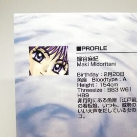 11 Midoritani Maki Profile Kakyusei CARD elf 1997 JAPAN Windows PC SEGA SATURN
