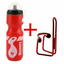 Mountain Bike Bicycle Cycling Water Drink Bottle and Holder Cage Kit