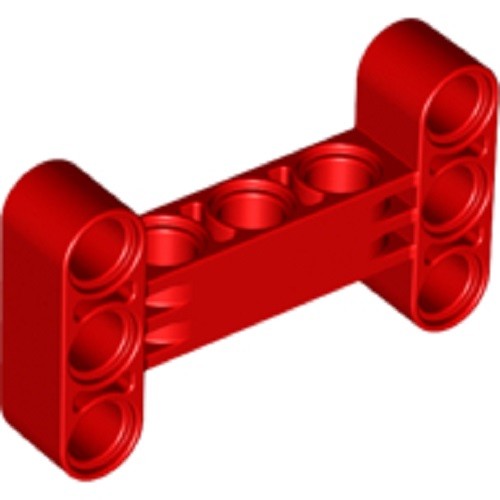 LEGO 14720 Technic Liftarm 3 X 5 Perpendicular H-Shape Thick Red