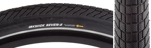 27.5x1.75 Kenda Kwick Black ATB//BMX tire w// reflective stripe