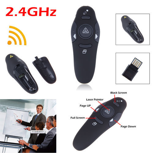 2.4GHz Wireless USB PowerPoint PPT Presentation Presenter Mouse Remote Control