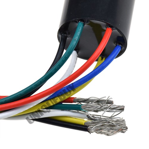 3 Wires 15A//6 Wires 15A High current slip ring Conductive slip ring