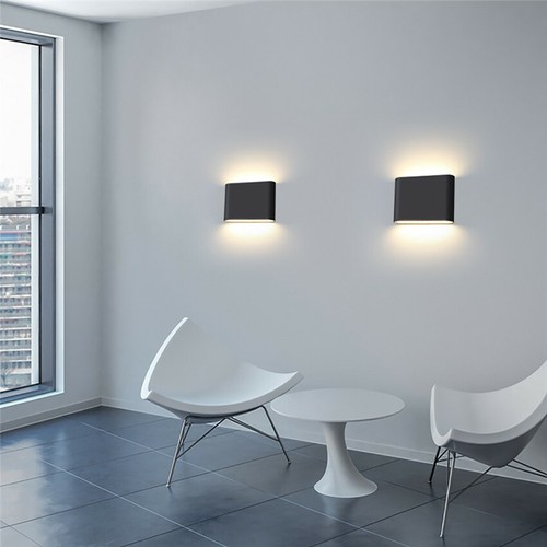 1//10x COB 6W 12W LED Wall Light Dual Head Sconce Lamp Outdoor Light Fixture IP65