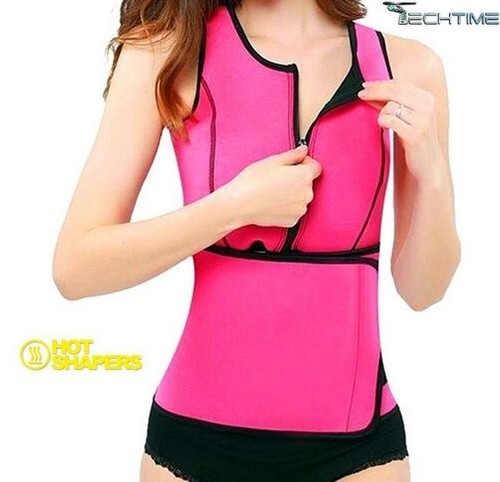 HOT SHAPERS MODELLO 2017 FASCIA E TOP SAUNA DIMAGRANTE FITNESS SPORT SNELLENTE