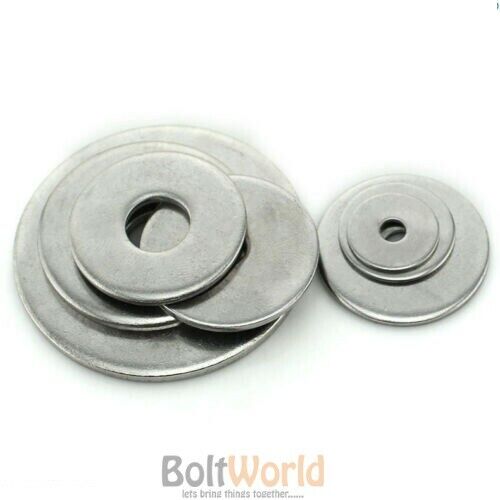 M4 M5 M6 M8 M10 M12 PENNY/REPAIR WASHERS A2 STAINLESS STEEL FOR BOLTS & SCREWS