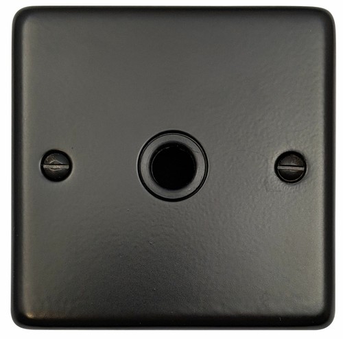 G/&h norme CFB79B plaque Matt Noir 1 Gang Flex Outlet Plaque