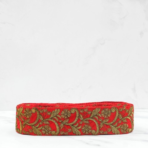 Fabric Haberdashery Trimmings Floral Fusible Sew On Flower Trim Cord 29 Colours