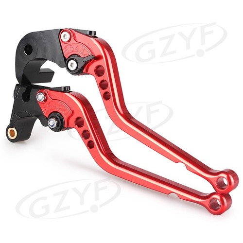 Dirt Pit Bike Handlebar Long Brake Clutch Lever For YAMAHA FZ6 FAZER 2004-2010