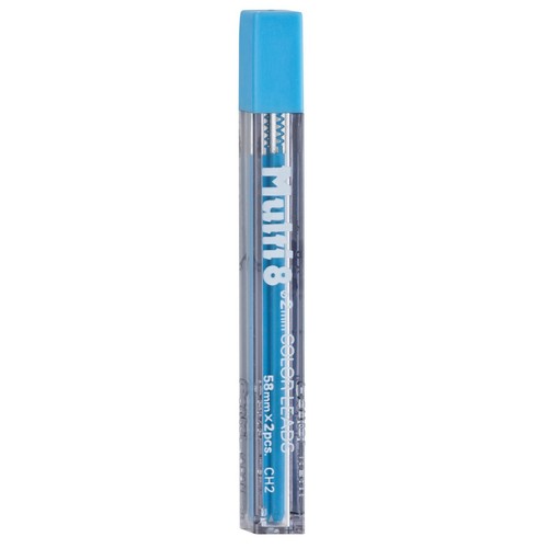 CH2-S Pentel Multi 8 Color Lead Refill Tube of 2 Leads 2mm Sky Blue CH2-S Pentel Multi 8 Color Lead Refill Tube of 2 Leads 2mm Sky Blue