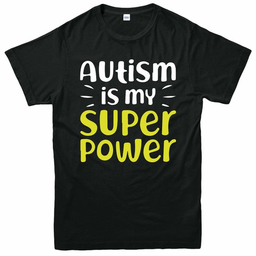 Autism Is My Super Power T-Shirt Awareness Ideas Youth/'s Adult /& Kids Tee Top