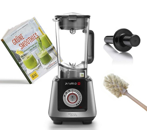 Bianco di puro Hochleistungsmixer Primo Plus Silber neues Primo Modell