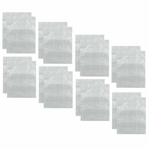 100 Pages 9 Pocket Trading Card Pages Jigitz Trading Card Binder Sleeves