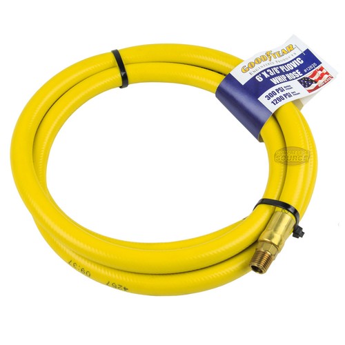 Goodyear Pliovic Hose Whip 6/' ft x 3//8/" in 300 PSI Air Compressor Hose 12835