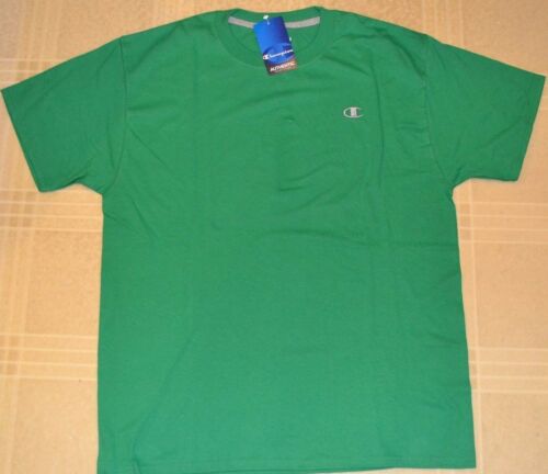 Champion Authentic Green Adult Tee Athletic Apparel Mens T-Shirt St Patrick Day