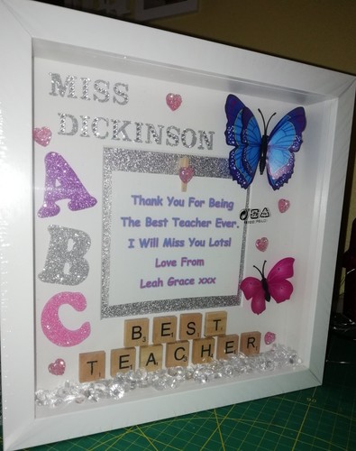 Meilleur Professeur Best Nursery Boite Cadre Cadeau Ajouter propre message livraison rapide