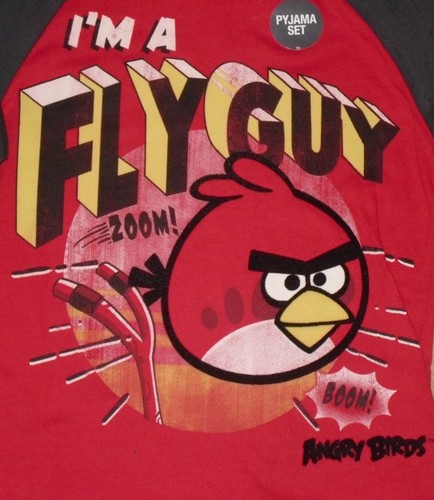 RAGAZZI Pigiami Angry Birds LUNGHE 3 4 5 6 7 8 9 10 11 12 13 /& 14 anni
