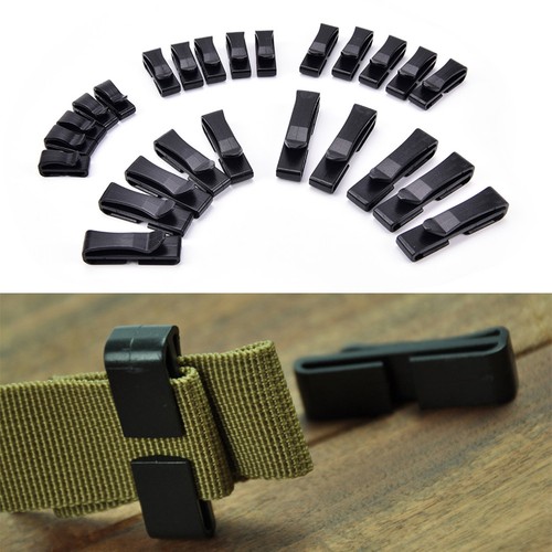 5x Quick Plastic Buckle Tactical Backpack Bag Webbing Belt Strap Clip outdoor jb