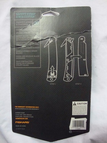 Gerber Industrial Safety Strap /& Box Cutter