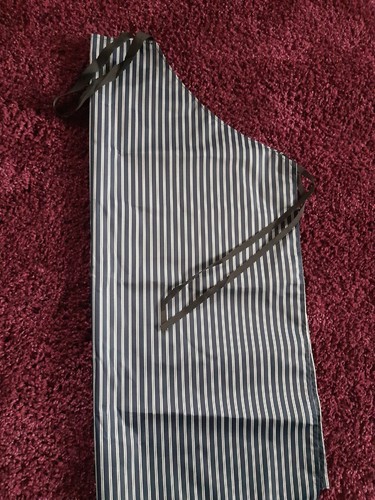Wipe Clean Butchers Waterproof striped Apron