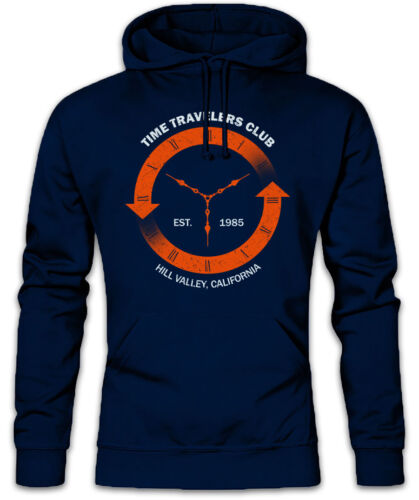 Time Travelers Club Hoodie Felpa Fox back to BTTF the future Michael