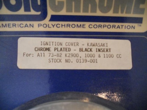 NOS 73-78 Kawasaki KZ900 KZ1000 KZ1100 Ignition Cover 0139-001