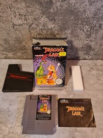 NES Dragon's Lair con embalaje original e instrucciones SCN
