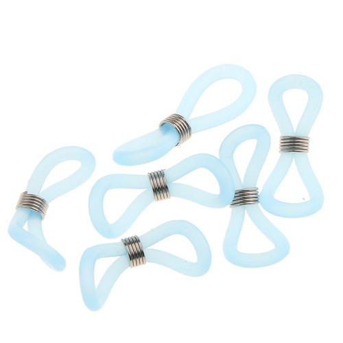 Lot Silicone Lanyard Retainer End Loop Connector Kit for Glasses Holder Cord