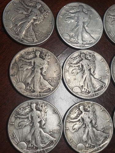 COLLECT FULL DATES Silver Walking Liberty Half Dollar LOT of 20+NICE Examples!