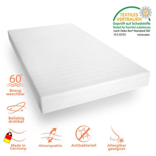 BESTE 7 ZONEN ROLLMATRATZE H2 H3 160x200 160x190 160x220 200x220 200x200 180x220