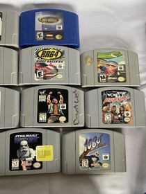 Nintendo N64 Console w/ 13 Games lot. All Games Tested&Work 007-Tony Hawk