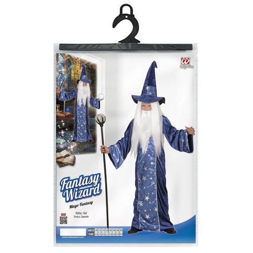 Fantasy Kostüme Kind Kostüm Verkleidung Karneval 128cm Zauberer 0-16 Jahre