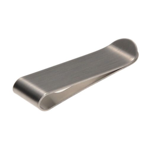 Mini Stainless Steel Slim Money Clip Purse Wallet Credit Card ID Cash Holder LE