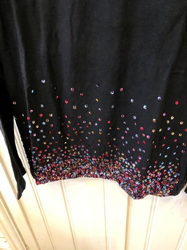 New NEXT Girls Sequin Detail Grey Cotton Top Long Sleeves Party 5-16 yrs