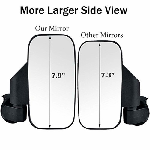 Pair UTV Side Mirror for John Deere Gator HPX 625i 825i 840i RSX 860i 855D NEW