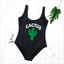 Family Matching Swimwear Mother Daughter Women Kids Floral One piece Bikini
