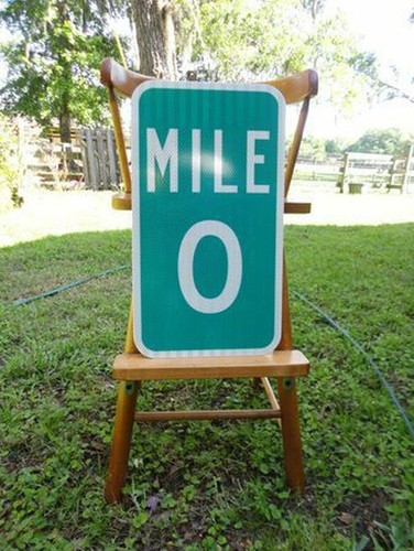 Real Mile Marker 0 Key West Road Sign Street sign Great for bar man cave etc